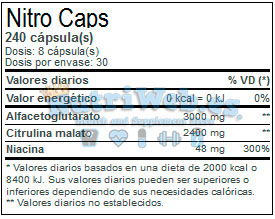 Nitro Caps (240 cap.) - Nutriweb