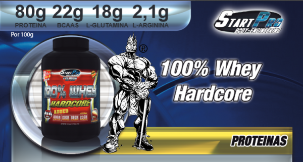 StratPro, 100% Whey Hardcore (3600 gr)