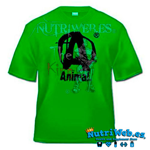 Camiseta de entreno Animal - M Verde - Nutriweb