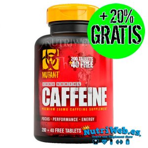 Mutant, Caffeine core series (200 tabs) + 40 tabs gratis (240 tabs)