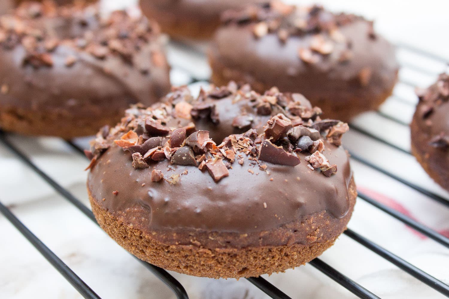 Donuts doble chocolate con glaseado - Nutriweb