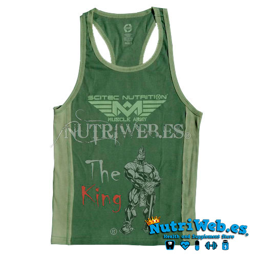 Camiseta de tirantes Muscle army tank Woodland - Nutriweb