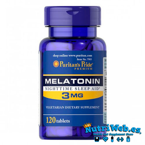 Melatonina 3 mg (120 tabs) - Nutriweb