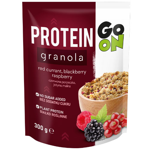 Granola proteica de GO ON - Frutas del bosque (300 gr)