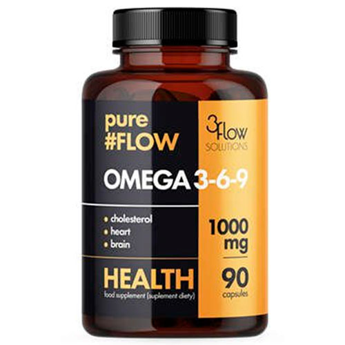 3Flow Omega 3 - 6 - 9 (90 grageas) - Nutriweb